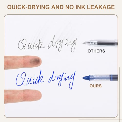 Bolígrafos de Gel Patikil 0.5mm, Pack de 12 Tinta Azul miniatura 3