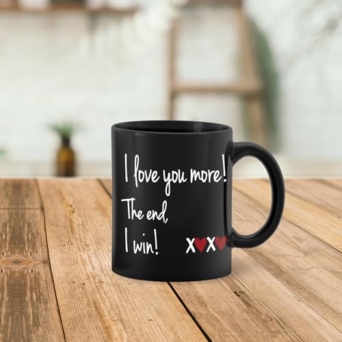 Taza de cerámica para café 11 oz con diseño amor miniatura 3