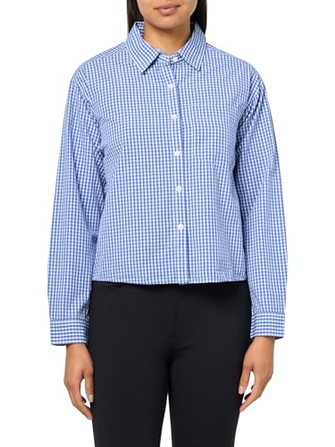 Lucky Brand Women's POPLIN Cropped Button Down