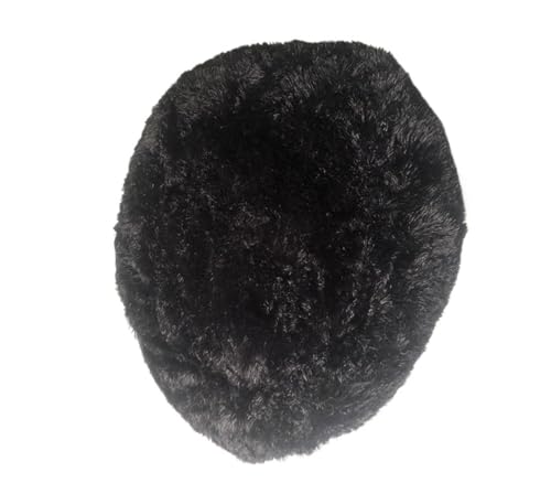 Lit rond pour chien et chat noir XS contre le stress animal - 2