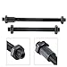 Aosiyp 8 inch Through axle Boom vador,Quick Release Hub Hollow,1 Pair Durable Steel Front and Rear Axles Hollow Hub Shaft for Mountain MTB ycle