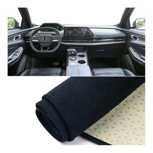 Tapis de protection tableau de bord Changan CS55 Plus sur mesure B Black