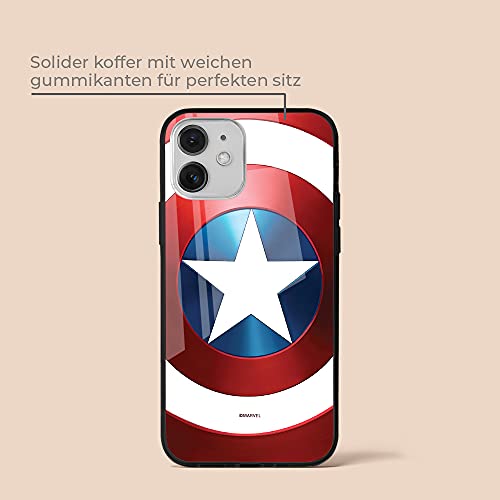 Ert Group Original And Officially Licensed Marvel Captain America Smartphone Case For Iphone 12, Iphone 12 Pro, Optimal Smartphone Shape, Shockproof #TOP3