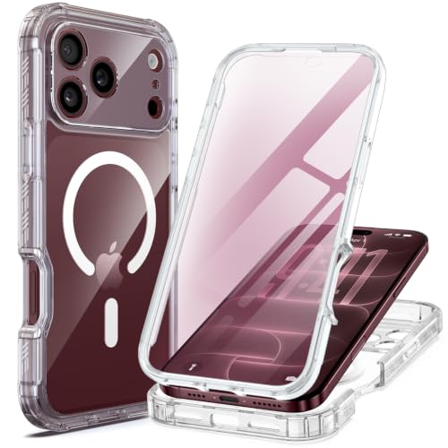 seacosmo for iPhone 18 17 Pro Max Case with Glass Protector Clear