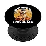 Photo Gallery golden retriever witch howl-o-ween pawsome pumpkin halloween popsockets popgrip intercambiabile Photo Gallery golden retriever witch howl-o-ween pawsome pumpkin halloween popsockets popgrip intercambiabile