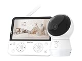 BOIFUN 4MP QHD Pro MAX Camara Vigilancia Bebe : Detección Facial IA, Sueño Boca Abajo, Luz Nocturna, Pantalla 5.5'', App & Vigilabebes Control, 4000mAh