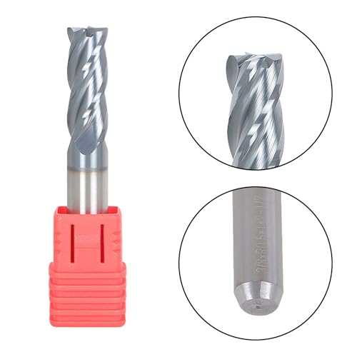 Image of 3 /8 Inch 4 Flute Helix Carbide Square End Mill for Drilling Machines