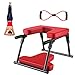 SCOBUTY Taburete de yoga, silla de inversión de yoga, taburete plegable de yoga para el hogar para el entrenamiento y la práctica de yoga - silla de inversión de yoga con bandas de entrenamiento