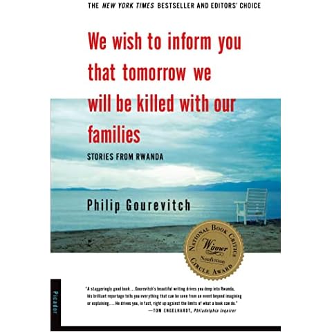 We Wish to Inform You That Tomorrow We Will be Killed With Our Families: Stories from Rwanda Cover