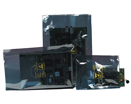 Image of 6 1 /2 inch x 10 inch Open End Static Shielding Bags, 100-Pack