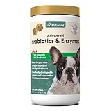 NaturVet – Advanced Probiotics & Enzymes - Plus Vet Strength PB6 Probiotic – Supports and Balances Pets with Sensitive Stomachs & Digestive Issues – for Dogs & Cats 240 ct