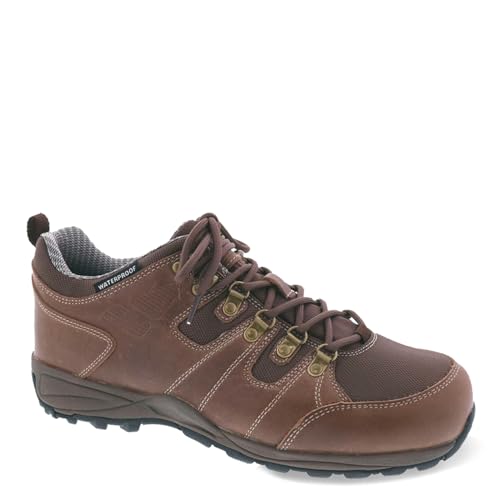 Drew Shoe Canyon - Men's Therapeutic Diabetic Extra Depth Shoe: Dark/Brown 8.5 XX-Wide (6E) Lace