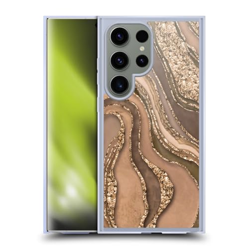 Coque Samsung Galaxy S24 Ultra Motifs Glamour LebensArt Ambre de marbre