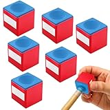 DvBCNMe Billard Kreide, 6 Stück Billard Zubehör, Hochwertige Billardkreide Für Professionelle Und Freizeitspieler, Ideal Für Billard Queue, 2.2x2.2x2.2 cm