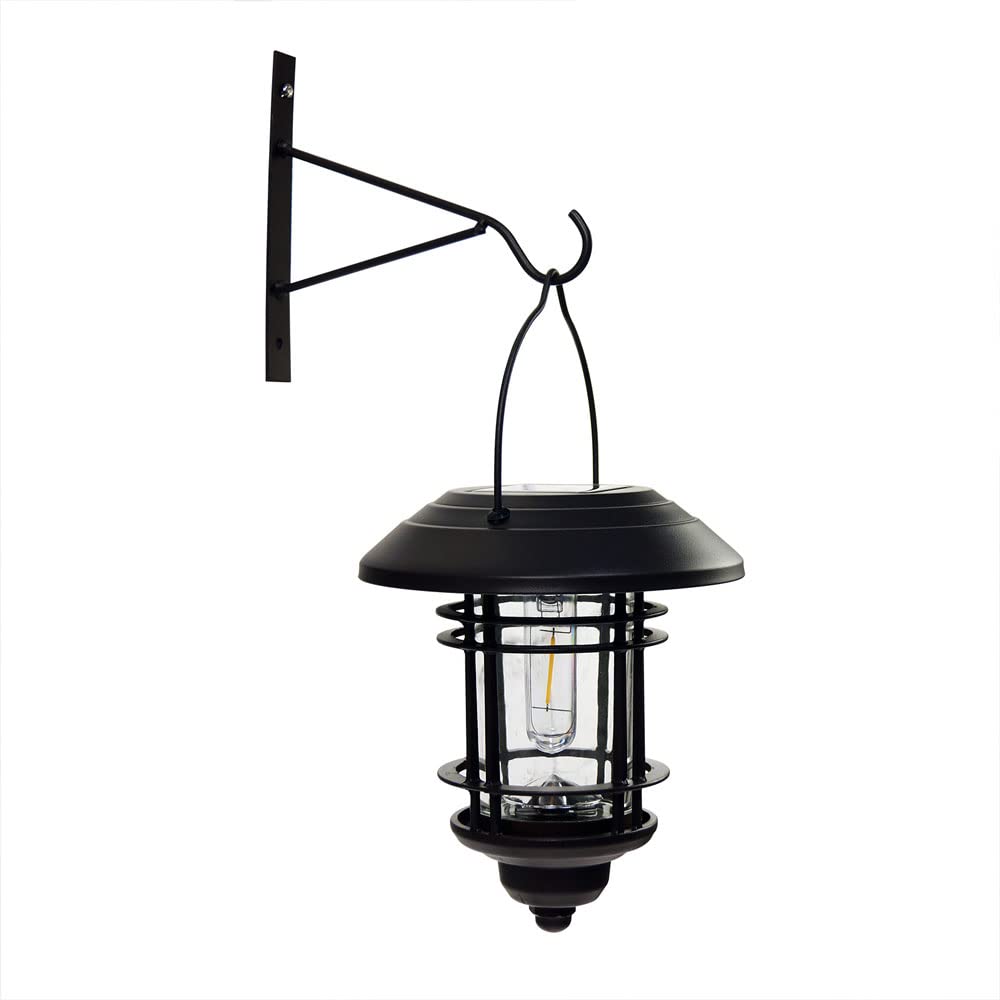 Lanterne Murale En Verre Solaire Pour Porche Et Patio Extérieur LED