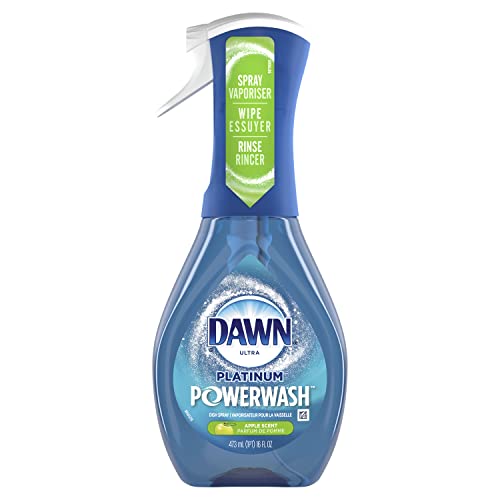 Dawn Platinum Powerwash Dish Spray Starter Kit, Dish Soap, Apple ...