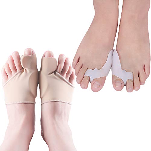 Bunion Corrector and Bunion Relief Sleeve with Gel Bunion Corrector Hallux Valgus Corrector Bunion Guard Orthopedic Bunion Protector for Men and Women -Fits with Socks as Well