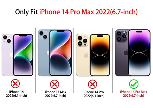 Coque iPhone 14 Pro Max avec nœud ruban bleu esthétique NITITOP en TPU