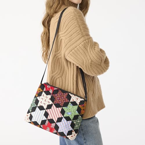 Image of Vera Bradley Women's Premium Cotton Original Zip Hipster Crossbody Bag
