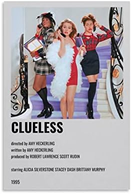 ENZD Clueless Movie Poster Posters for Room Aesthetic 90s Poster Decorative Painting Canvas Wall Art Living Room Posters Bedroom Painting 12x18inch(30x45cm)
