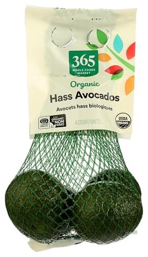 365 Everyday Value, Organic Hass Avocados, 4 Count