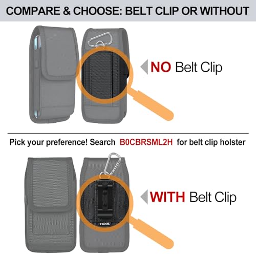 Ykooe POUCH-1 Cell Phone Pouch Nylon Belt Holster Case Compatible thumb #2