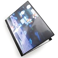 Rapesco 0909 Präsentation Sichtbuch, 20 Hüllen, A4, Schwarz