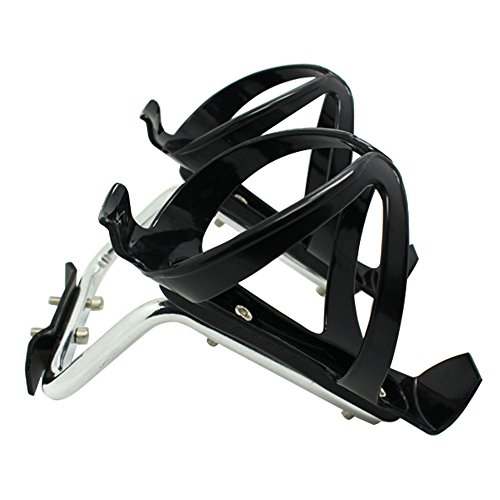 SUPOW Bike Two Water Bottle Cage Mount - Aluminum Alloy - Double Kettle Holder Bicycle Saddle Equipment