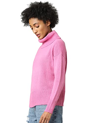 Image of Only Women's Acrylic Turtle Neck Sweater