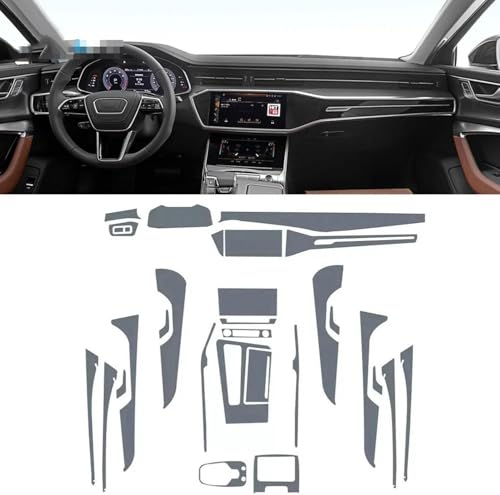 Film protection console Audi A6 C8 TPU ecran LCD PPF