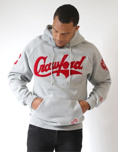 Big Boy Pittsburgh Crawfords Heritage Mens Hoodie [Grey] - ID#39186-79-225-0-02