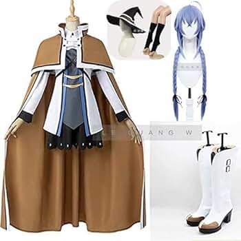 Amazon.co.jp: [LEWEI] ウィッグ 靴 帽 付き 無職転生 ～異世界行っ