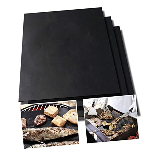 GALPADA 1Pc Bbq Grill Mat Non Stick Heat Resistant Baking Pad for Grilling Vegetables Fish and Kebabs Oven Liners for Outdoor Bbq and Oven Use