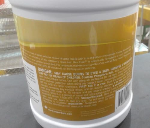 pro products rescare rk02b all-purpose water softener cleaner liquid refill 1 gallon pack of 4