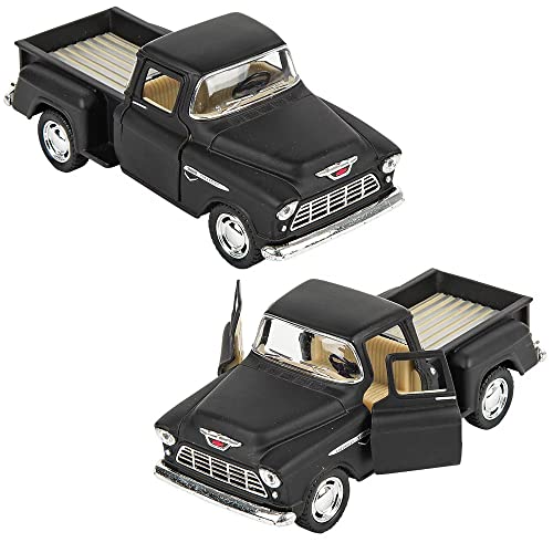 Image of Magicwand Kiinsmart Die-Cast Metal 1:36 Scale 1955 Step Side Pick-Up with Openable Doors & Pull Back Action【3 Yr & Up】【Pack of 1】【Colors as Per Stock】