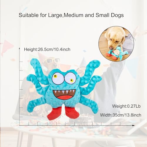 Dog-Toy-Funny-Pet-Squeaky-Toy-for-Small-Medium-Large-Dogs-Interactive-Dog-Toys-Crinkly-Plush-Dog-Toy-Durable-Dog-Toy-for-Teeth-Cleaning-Puppy-Teething-Toy-Birthday-Gifts - Cucciolini Doodles   Dog-Toy-Funny-Pet-Squeaky-Toy-for-Small-Medium-Large-Dogs-Interactive-Dog-Toys-Crinkly-Plush-Dog-Toy-Durable-Dog-Toy-for-Teeth-Cleaning-Puppy-Teething-Toy-Birthday-Gifts