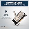 Engraved Aluminum Wallet for Men - Slim Money Clip & Card Holder with Engraved Finish. Enhanced RFID Blocking, Compact, Unique & Minimalist Wallets - Image 4