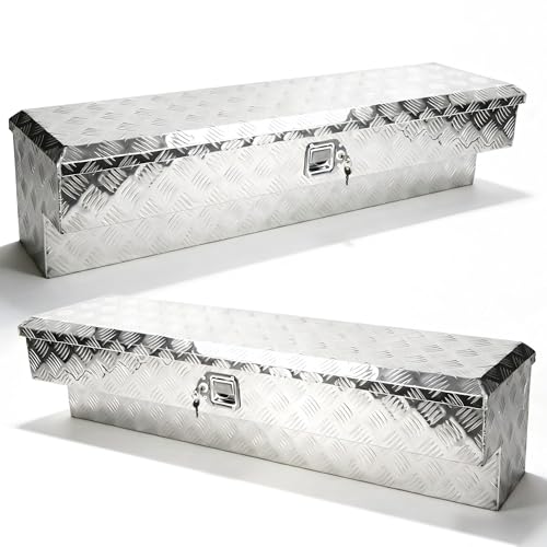 Vigorighter Side Mount Aluminum Tool Box 2 Pack, 60“ x 13.2
