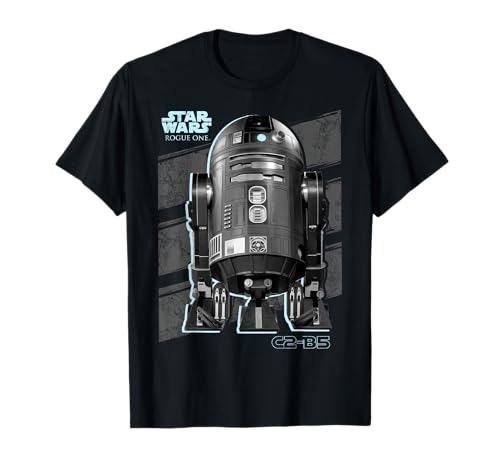 T-shirt Star Wars C2-B5 fini les hauts de fan qui rétrécissent avec ce coton durable