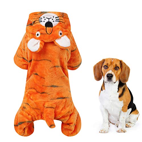 Disfraz para perro Halloween Popetpop talla S naranja miniatura 2