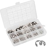 【Verschiedene Größe】Das Paket enthält 400 Sicherungsscheiben, einschließlich 13 verschiedener Größen. Kit enthält M1.5, M2, M2.5, M3, M4, M5, M6, M7, M8, M9, M10, M12 und M15 für praktisch alle Arten von Nutzungen.