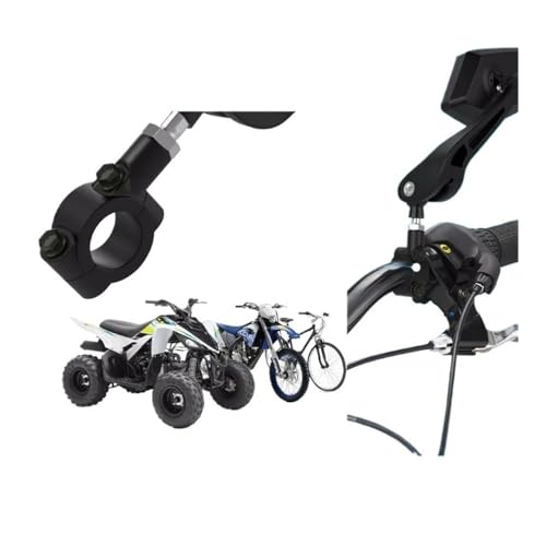 Espejos retrovisores universales de moto antivibración para regular la visión trasera 6