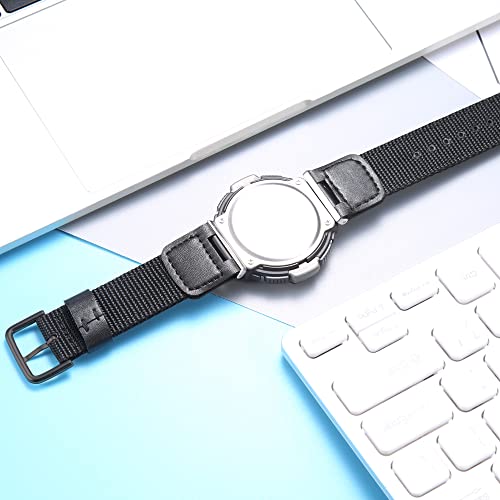 MCXGL Cloth/Leather Strap Replacement for Casio SGW-100 GW-3000B GW-3500B PAS-400B Twin Sensor Men's Sport Watch Accessories Nylon Band