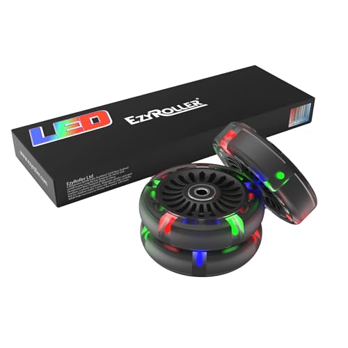 EzyRoller Juego de 2 ruedas LED de repuesto de 96 mm para Classic, Drifter o Drifter X