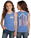 UGQIF Girls 4th of July Shirt Boys Kids American Flag Tank Tops Patriotic Shirt Independence Day Outfit Summer Sleeveless Top
