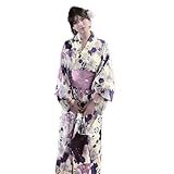 [テックス] 浴衣 高校生 浴衣 かわいい 浴衣 レディース 5セット ゆかた 女性 セット 紫 花柄 パープル ゆかた 浴衣 可愛い 高校生 浴衣 レディース 和装 きもの 浴衣 セット