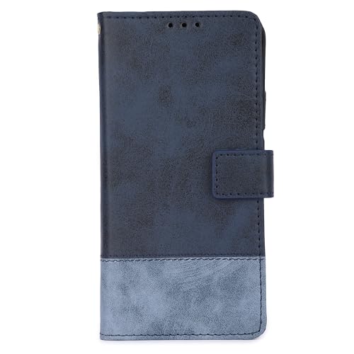 Image of Inktree Vivo V50 5G Flip Cover | Leather Finish | Complete Protection Flip Case for Vivo V50 5G - Double Blue