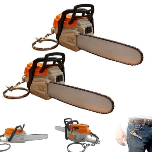 Chainsaw Keychain Portable Chainsaw Key Ring, Pruning Firefighting Chainsaws with