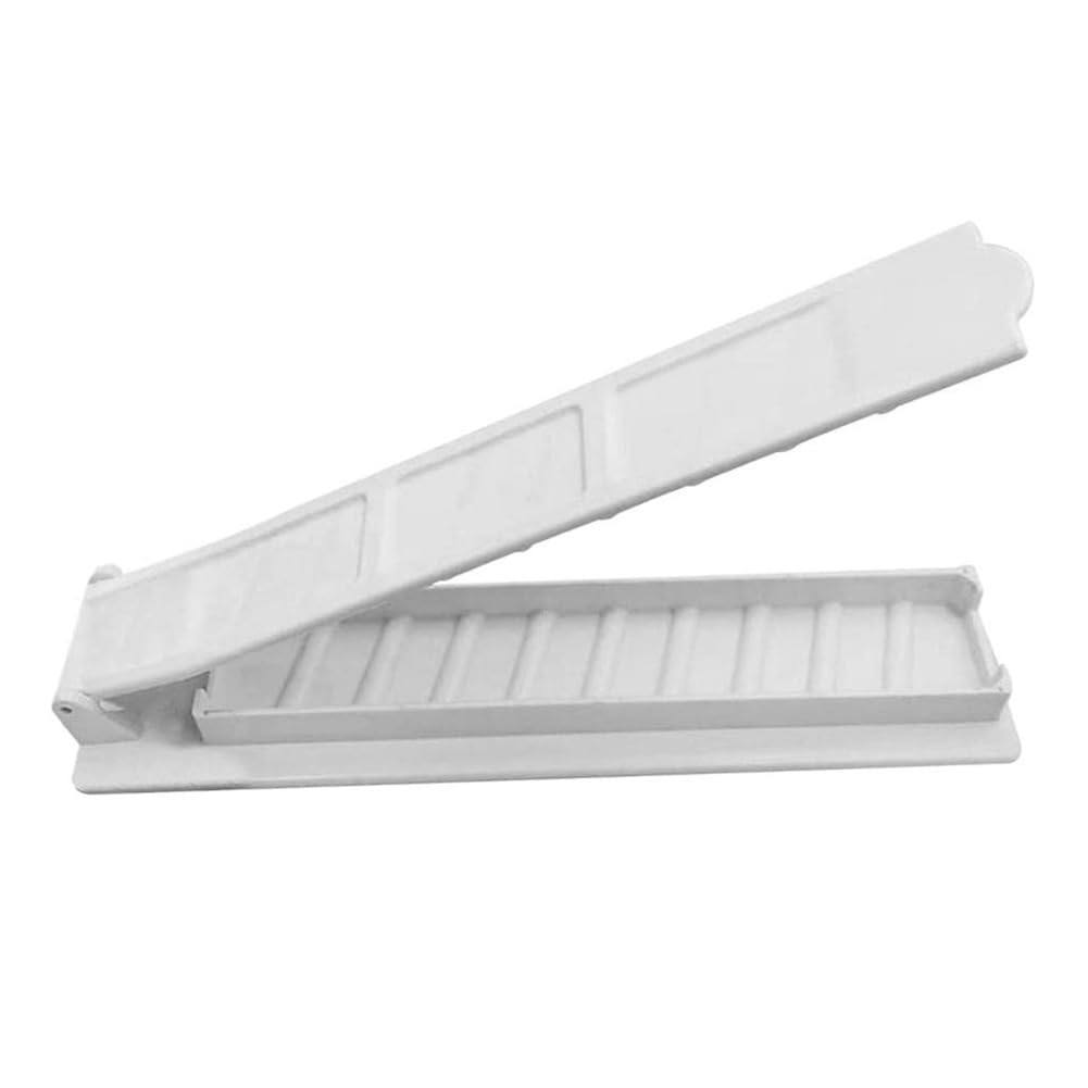 CTRLZS Single Row Kebab Maker BBQ Meat Skewer Machine Kebab Press Maker Reusable BBQ Skewer Maker Kebab - White