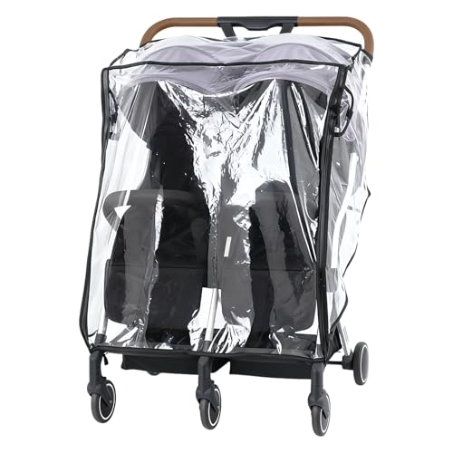 Poncho poussette imperméable et universel avec bâche transparente